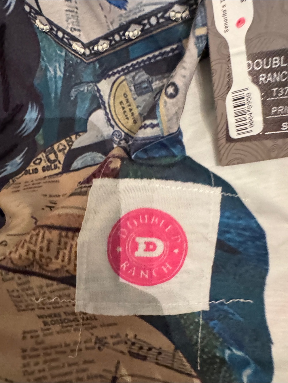 NWT Double D Ranch "Señorita Dolan Geiman" Embroidered Graphic Tee Size Small - Picture 10 of 13
